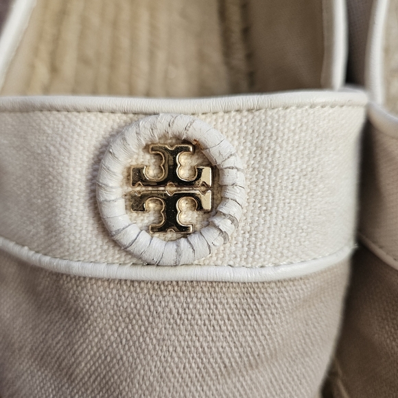 Tory Burch Lacey Canvas Slip on - size 7.5 - Picture 2 of 9